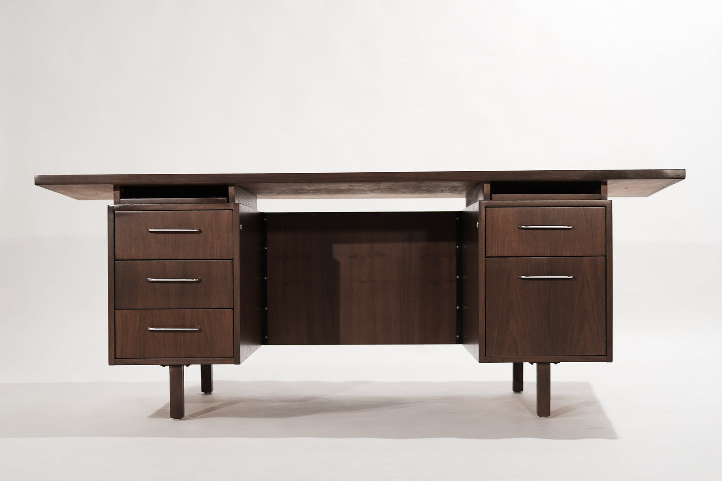 Executive Walnut Desk by Harvey Probber, C. 1950s