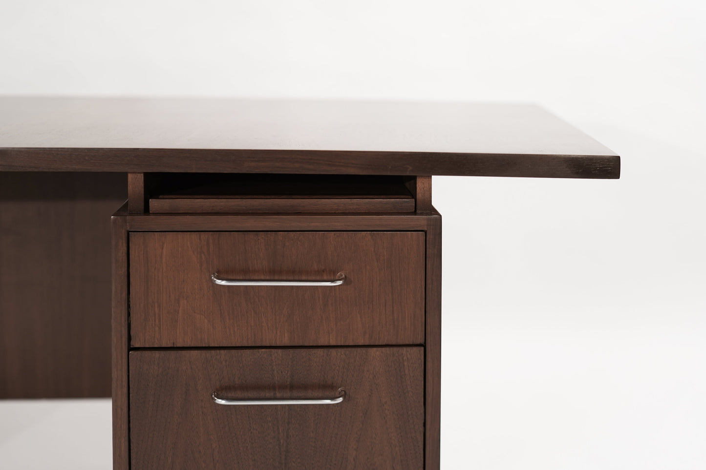 Executive Walnut Desk by Harvey Probber, C. 1950s