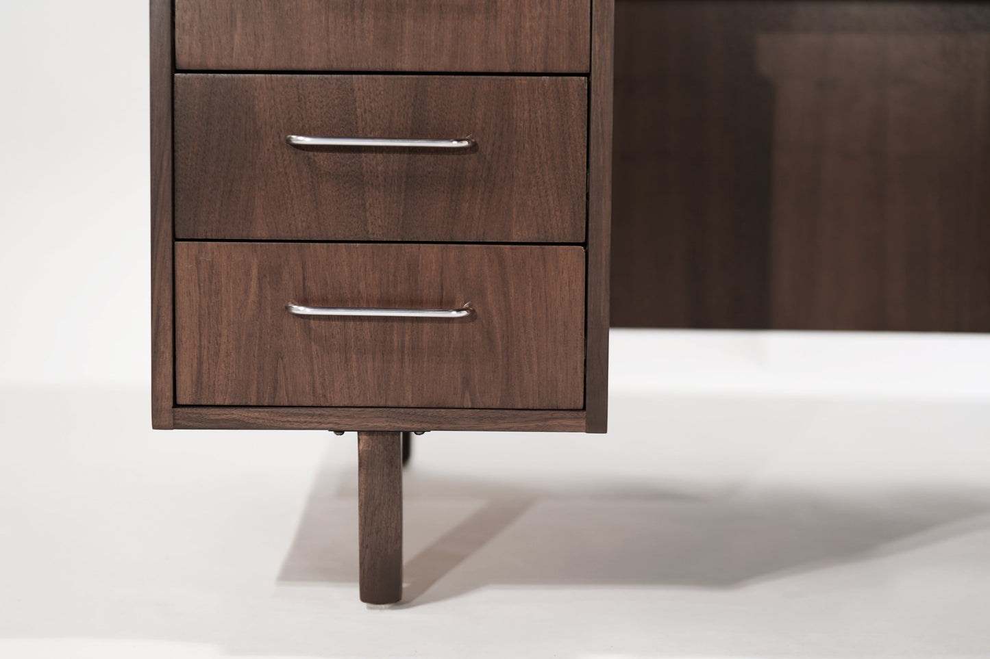 Executive Walnut Desk by Harvey Probber, C. 1950s