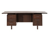 Executive Walnut Desk by Harvey Probber, C. 1950s