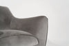Set of Lounge Chairs by Henry Glass in Grey Alpaca Velvet, C. 1950s
