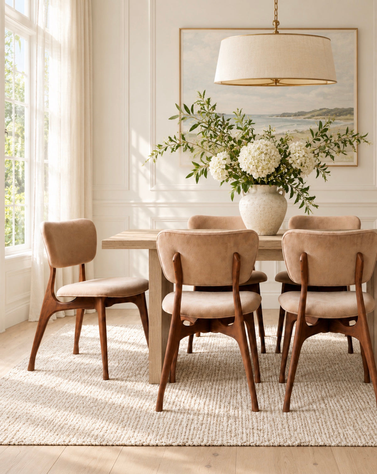 ICO Dining Chair in Natural Walnut