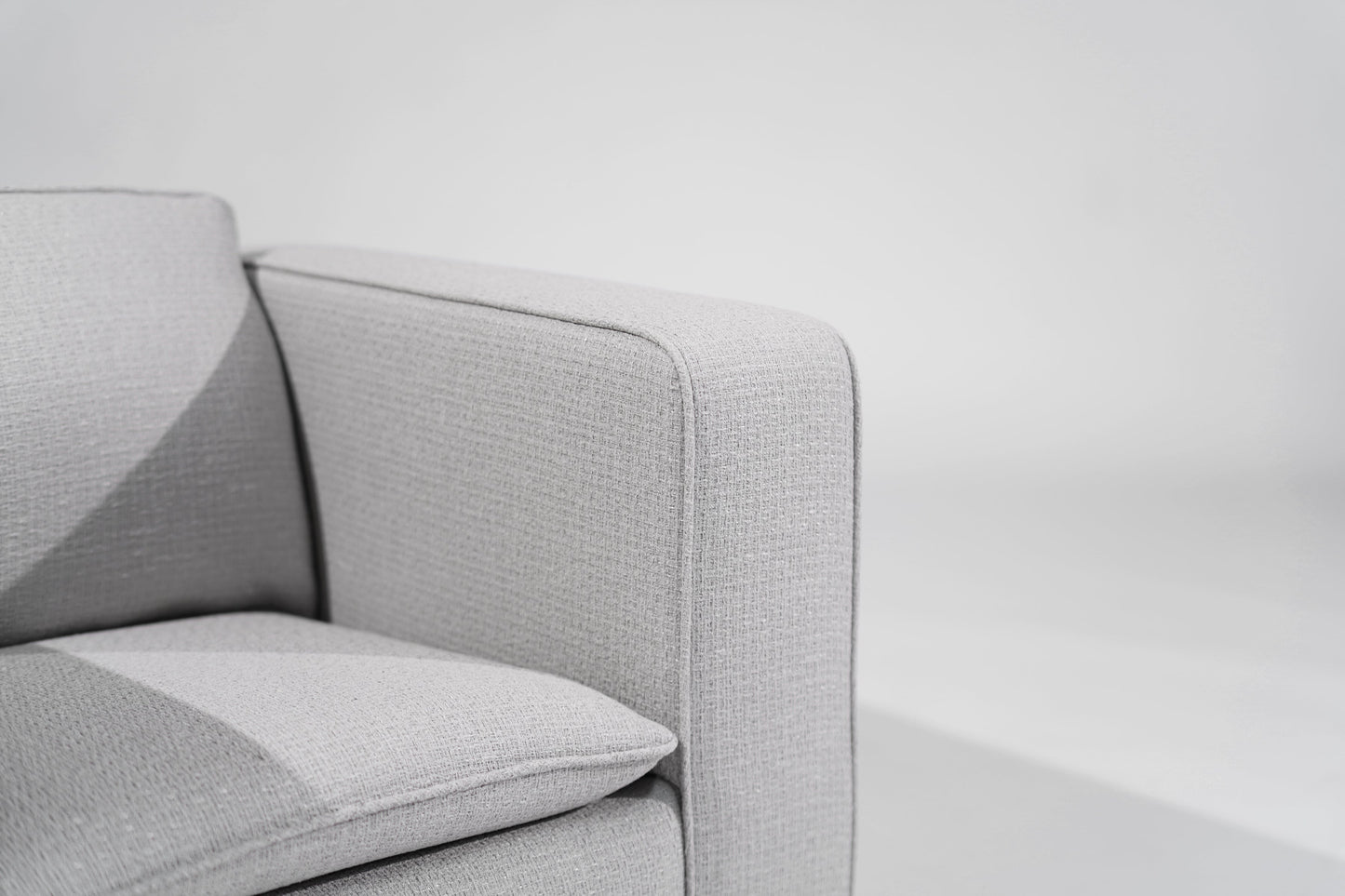 Italian Lounge Chairs in Grey Linen, C. 1950s