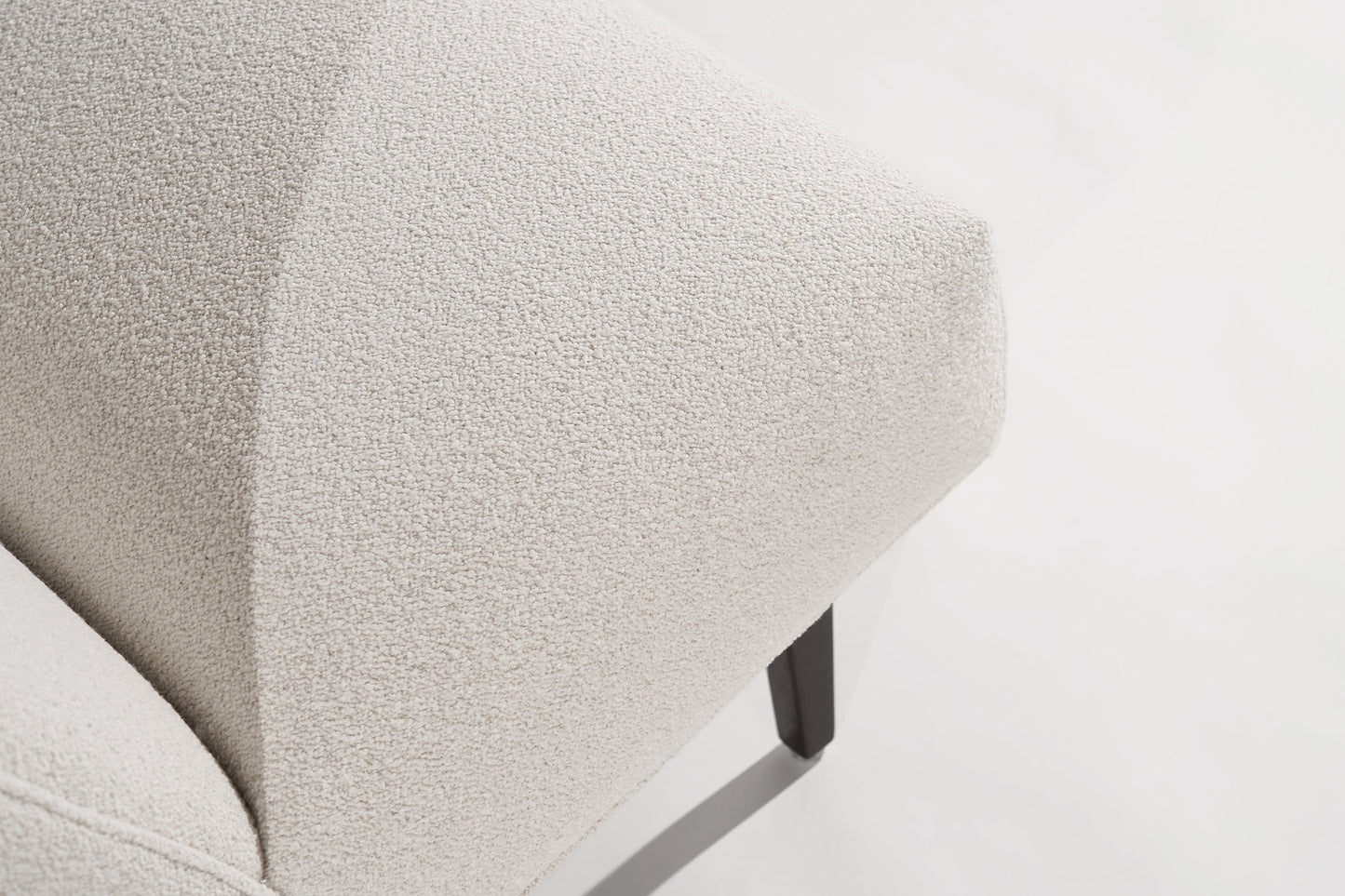 Classic Slipper Chairs by Jens Risom in Bouclé, circa 1950s