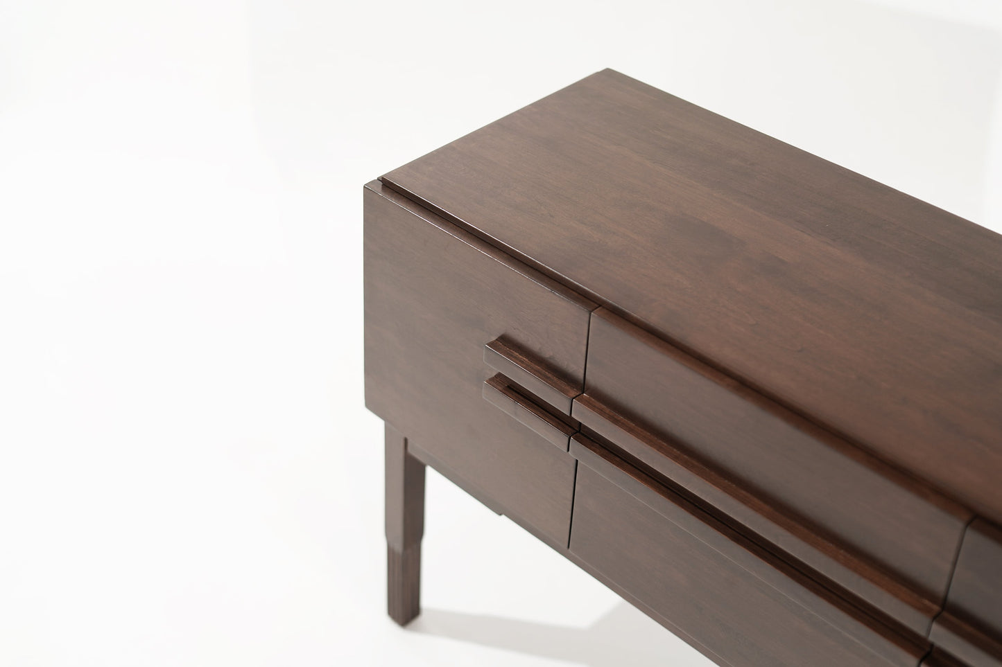 Walnut Console Table by John Stuart, 1950s