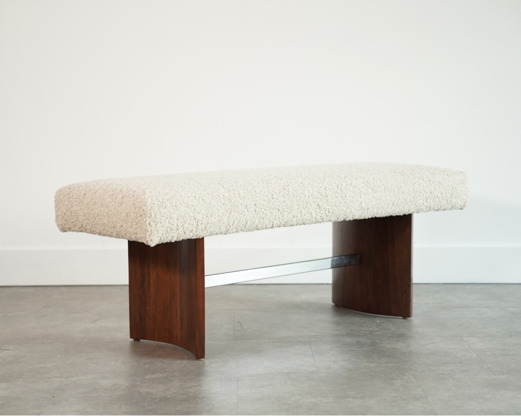 Vladimir Kagan "Propeller" Bench for Selig, Trend 75 Collection, 1966