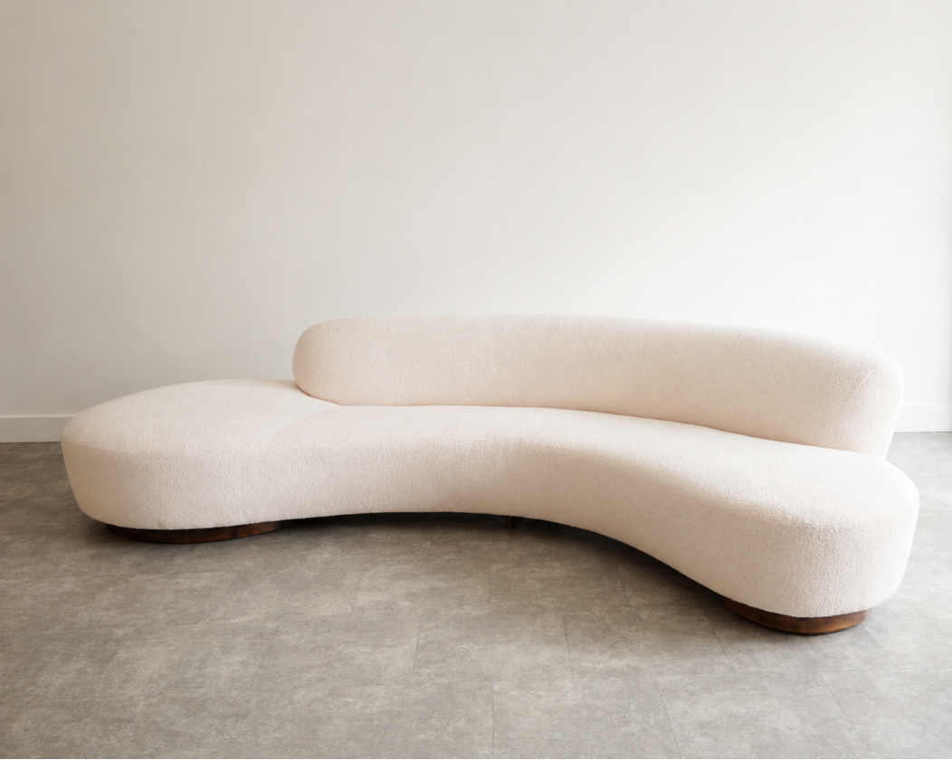 Serpentine Sofa by Vladimir Kagan, Model 150BS