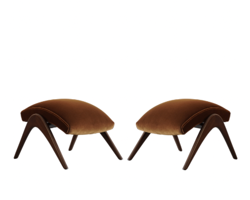 Contour Stools by Vladimir Kagan