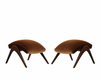 Contour Stools by Vladimir Kagan