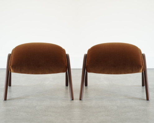 Contour Stools by Vladimir Kagan