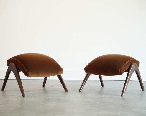 Contour Stools by Vladimir Kagan