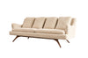 Venetian Sofa by Vladimir Kagan in Shearling, C. 1950s