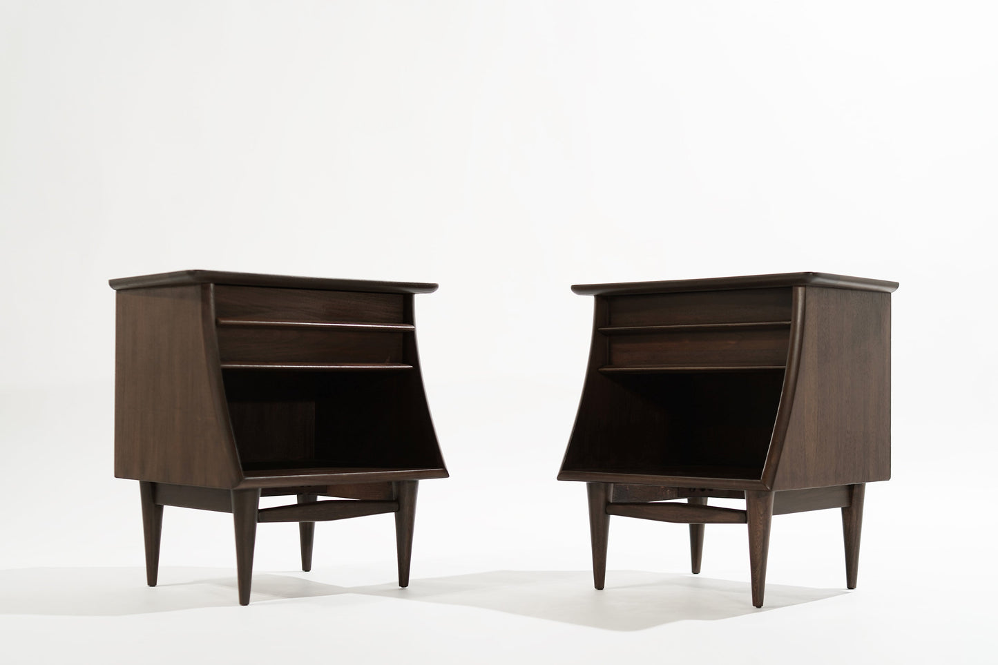 Walnut End Table by Kent Coffey, 1950s