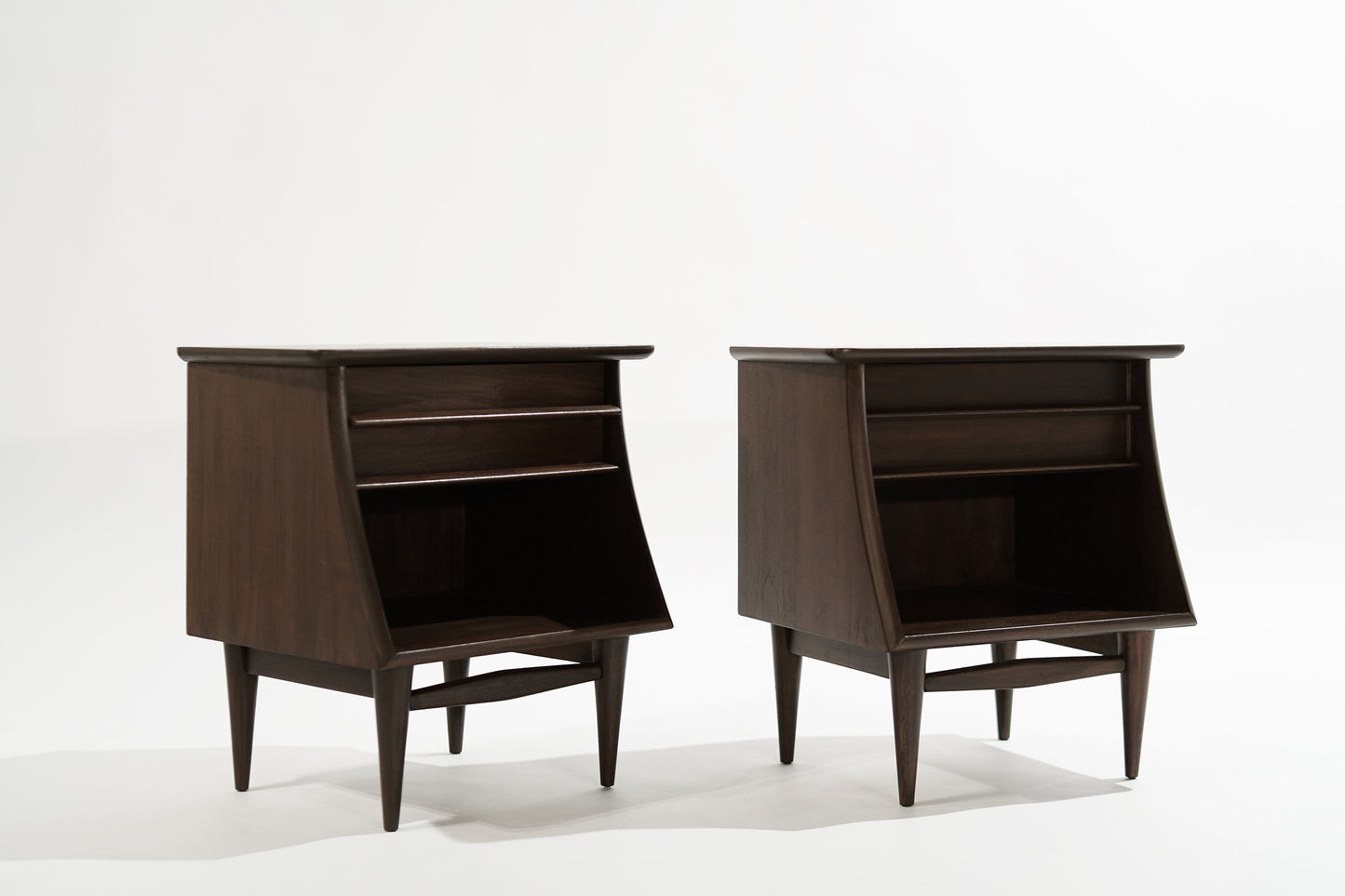 Walnut End Table by Kent Coffey, 1950s