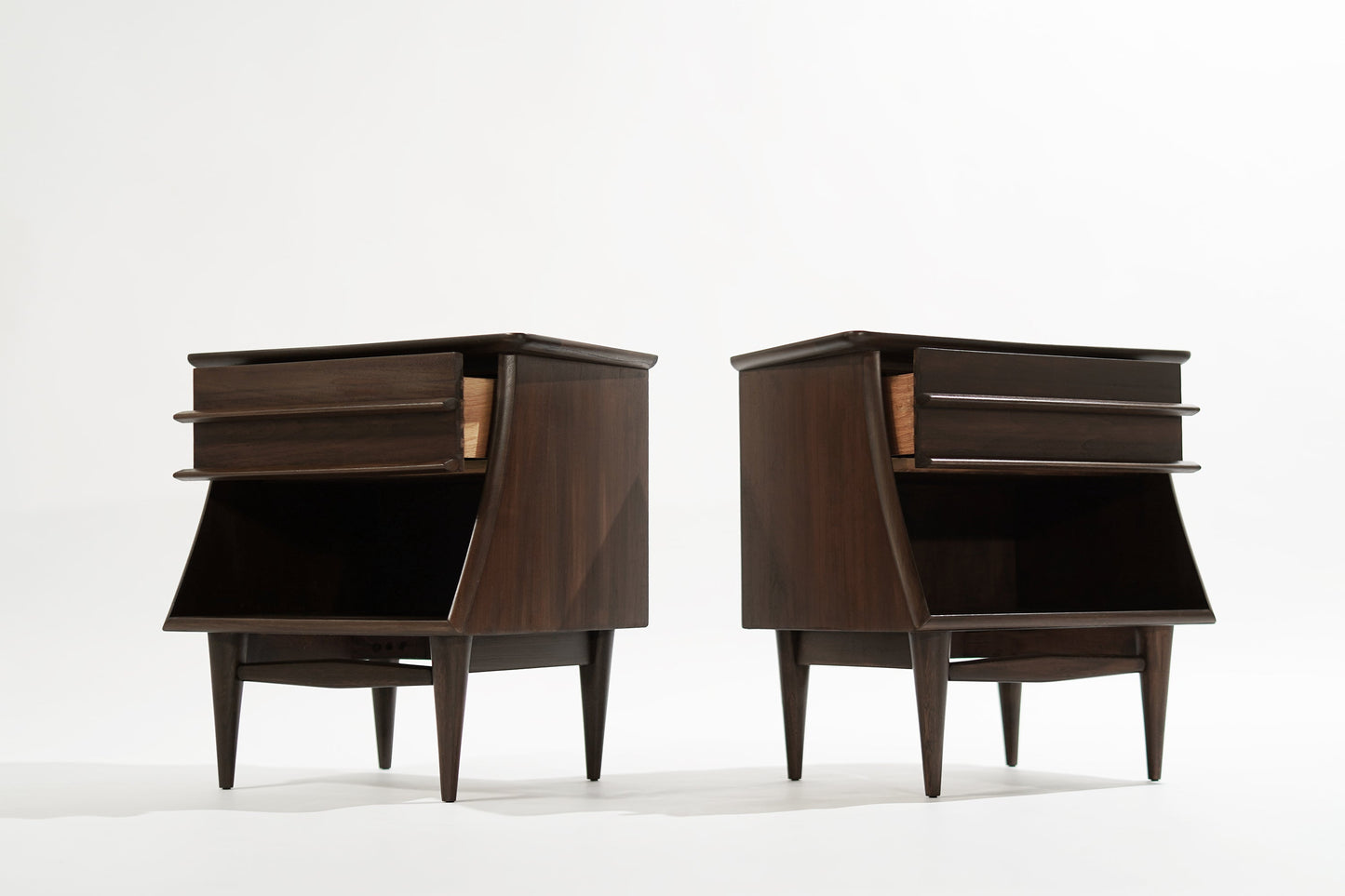 Walnut End Table by Kent Coffey, 1950s