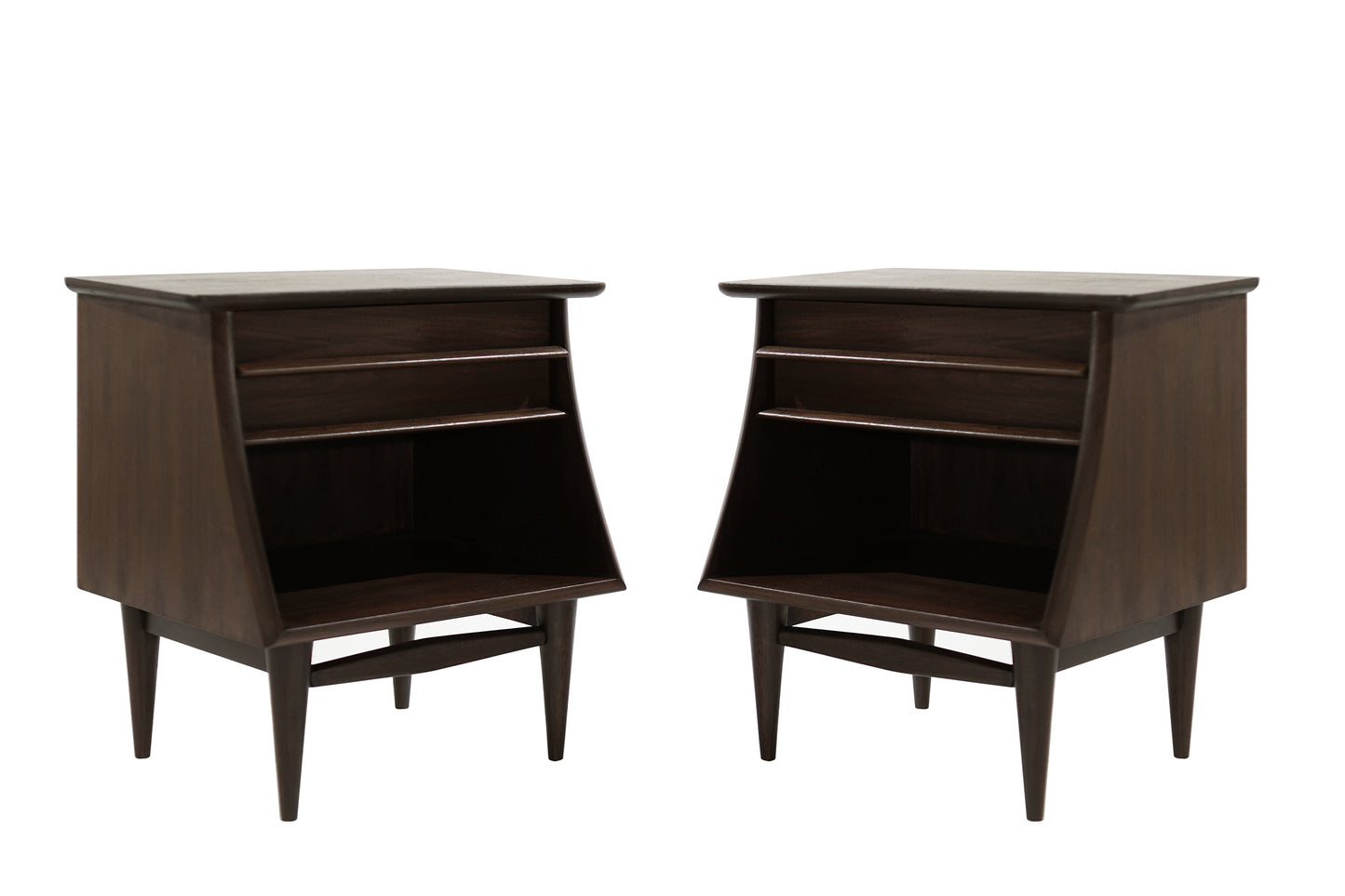 Walnut End Table by Kent Coffey, 1950s