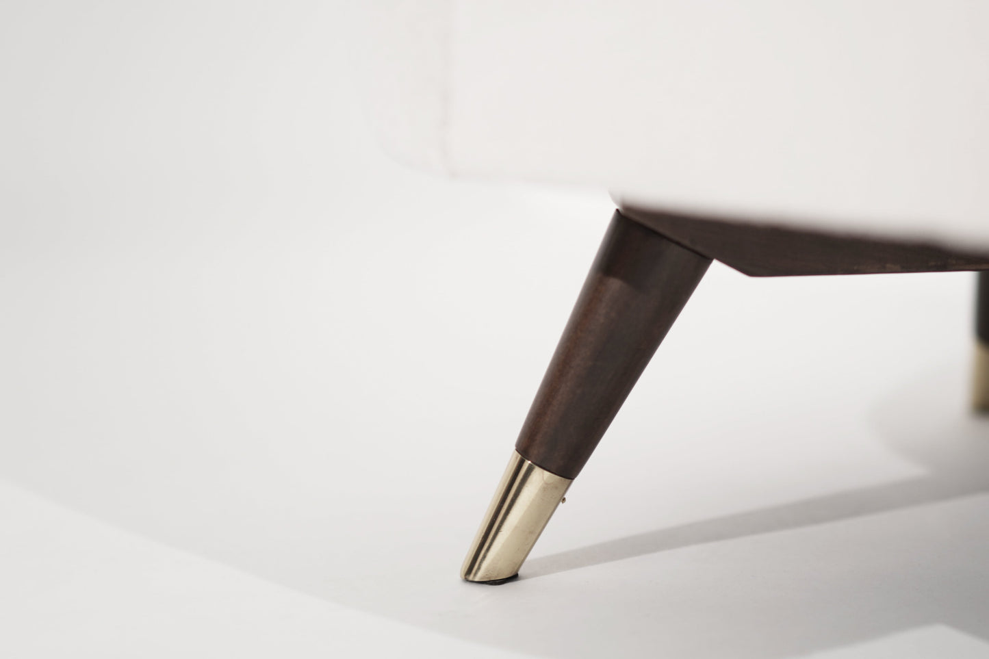 Set of Mid-Century Modern Swivel Chairs in Bouclé, circa 1950s