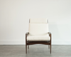 Highback Lounge Chairs by Dan Johnson in Velvet, C. 1950s