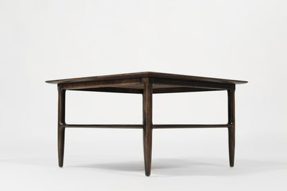 Set of Mid-Century Oak Coffee Tables in Espresso, C. 1950s