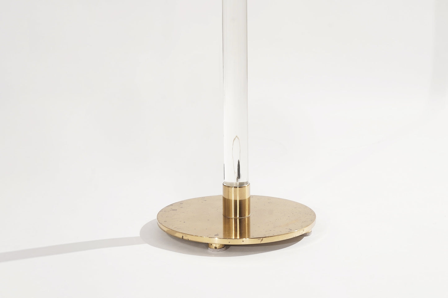 Glass Rod Floor Lamps by Hansen Lighting Co. New York, 1970s