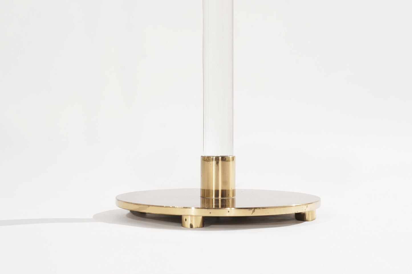 Glass Rod Floor Lamps by Hansen Lighting Co. New York, 1970s