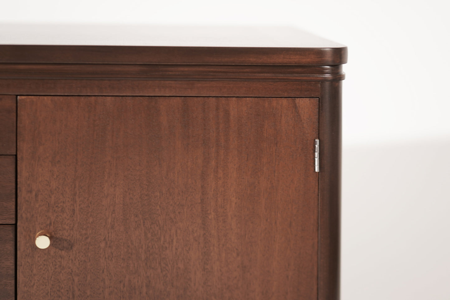 Mid Century Entry Console Table in Mahogany, C. 1950s