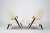 Set of Lounge Chairs by Karpen of California in Mohair, C. 1950s
