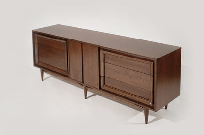 Mid-Century Modern Walnut Credenza, C. 1950s