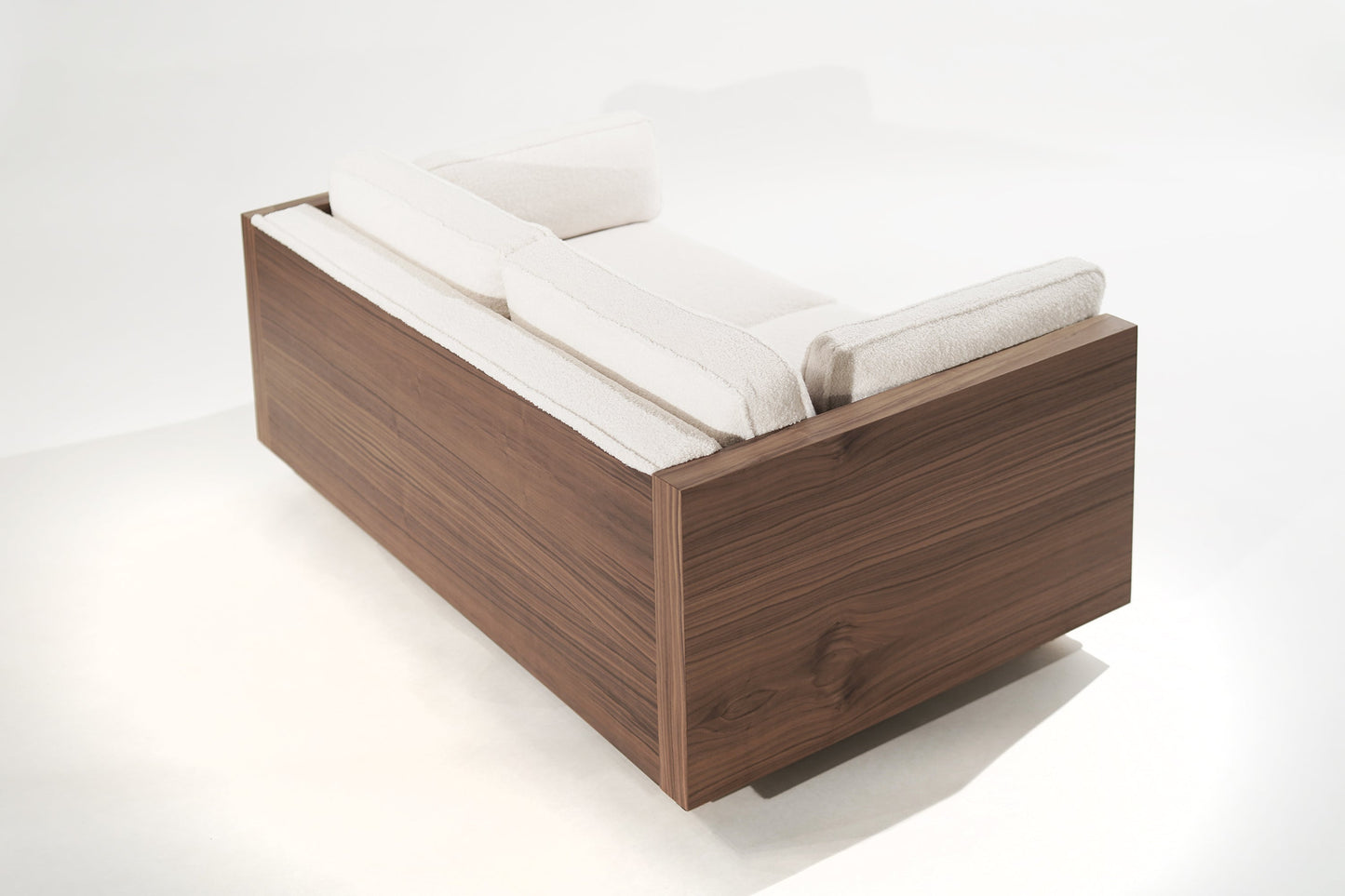 Walnut Case Loveseat by Metropolitan, 1950s