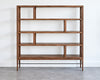 Linear Bookcase in Natural Walnut