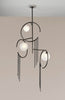 Mitzah Chandelier (Calacatta Marble, Dark Bronze Enamel)