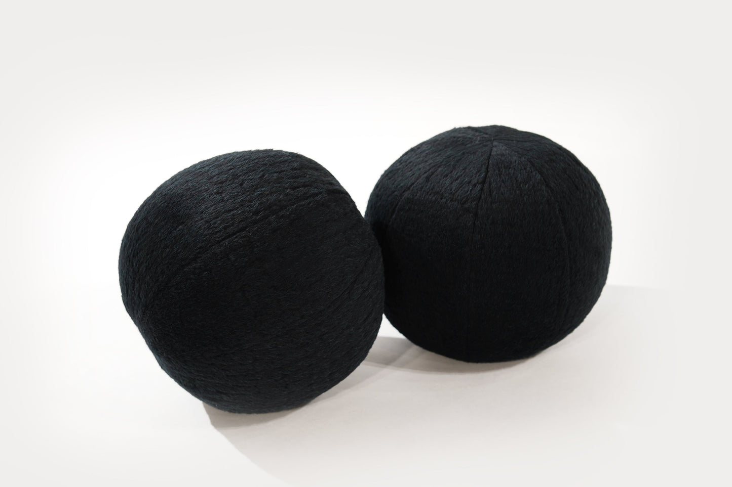 Orb Accent Pillow in Navy Blue Alpaca by Holly Hunt