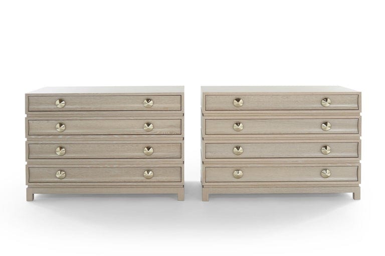 Stacked Dressers in Limed Oak