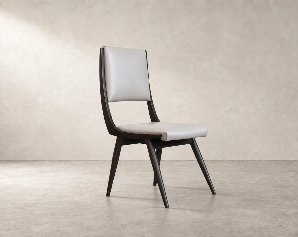 High-Back Parisiano Chair in Espresso Walnut — Floor Sample | Ready to Ship