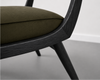 Low Back Parisiano Dining Chair in Blackout Oak