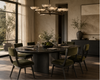 Low Back Parisiano Dining Chair in Blackout Oak