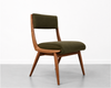 Low Back Parisiano Dining Chair in Natural Walnut