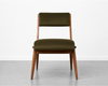 Low Back Parisiano Dining Chair in Natural Walnut