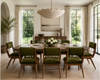 Low Back Parisiano Dining Chair in Natural Walnut
