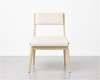 Low Back Parisiano Dining Chair in White Oak