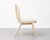 Low Back Parisiano Dining Chair in White Oak