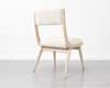 Low Back Parisiano Dining Chair in White Oak