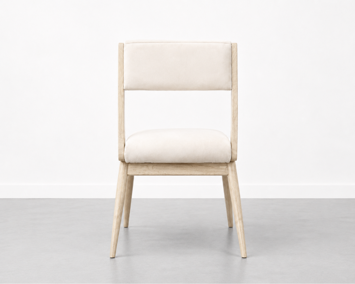 Low Back Parisiano Dining Chair in White Oak