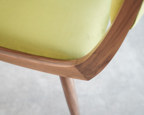 Parisiano Dining Chair in Natural Walnut