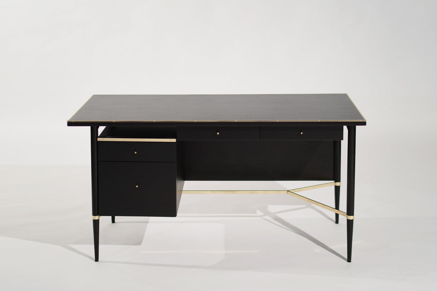 Ebonized Mahogany Desk by Paul McCobb, Connoisseur Collection, C. 1950s