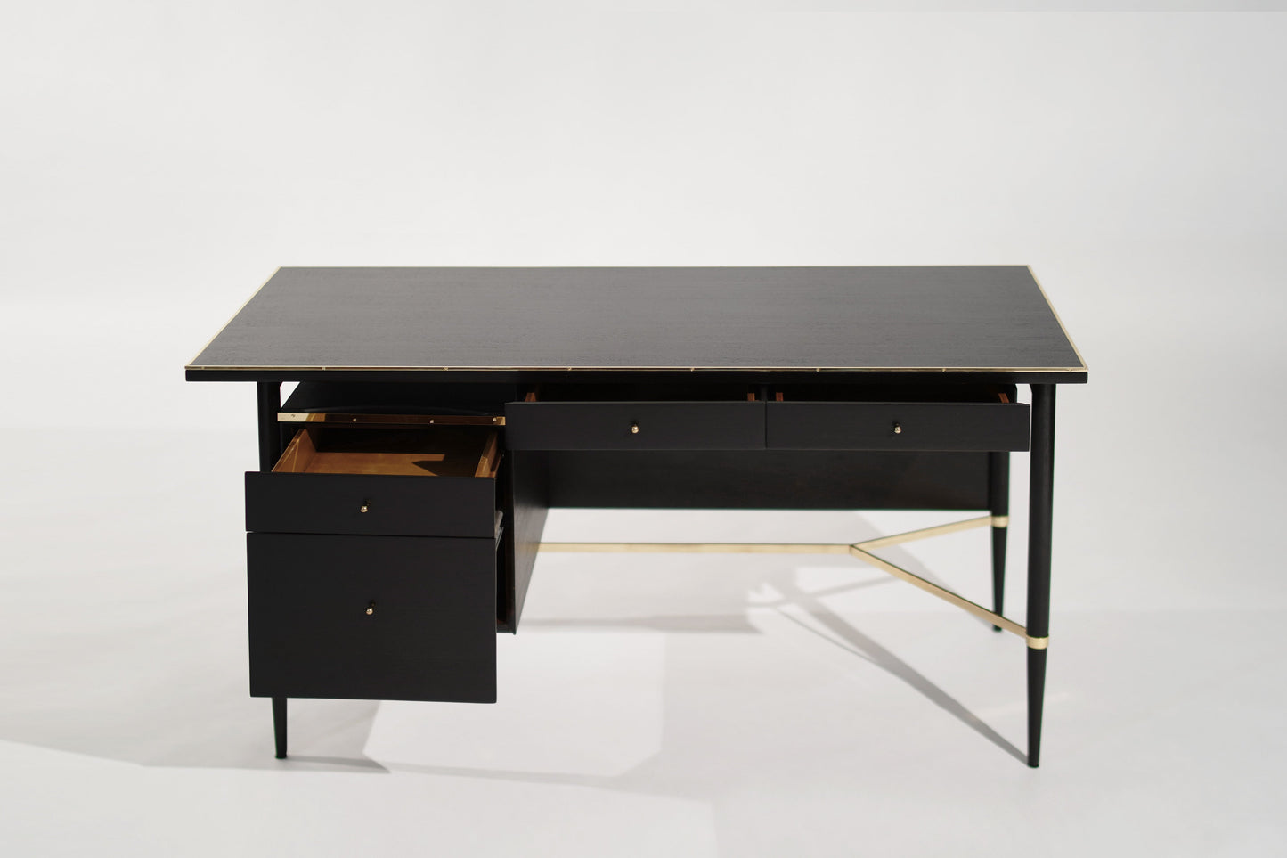 Ebonized Mahogany Desk by Paul McCobb, Connoisseur Collection, C. 1950s