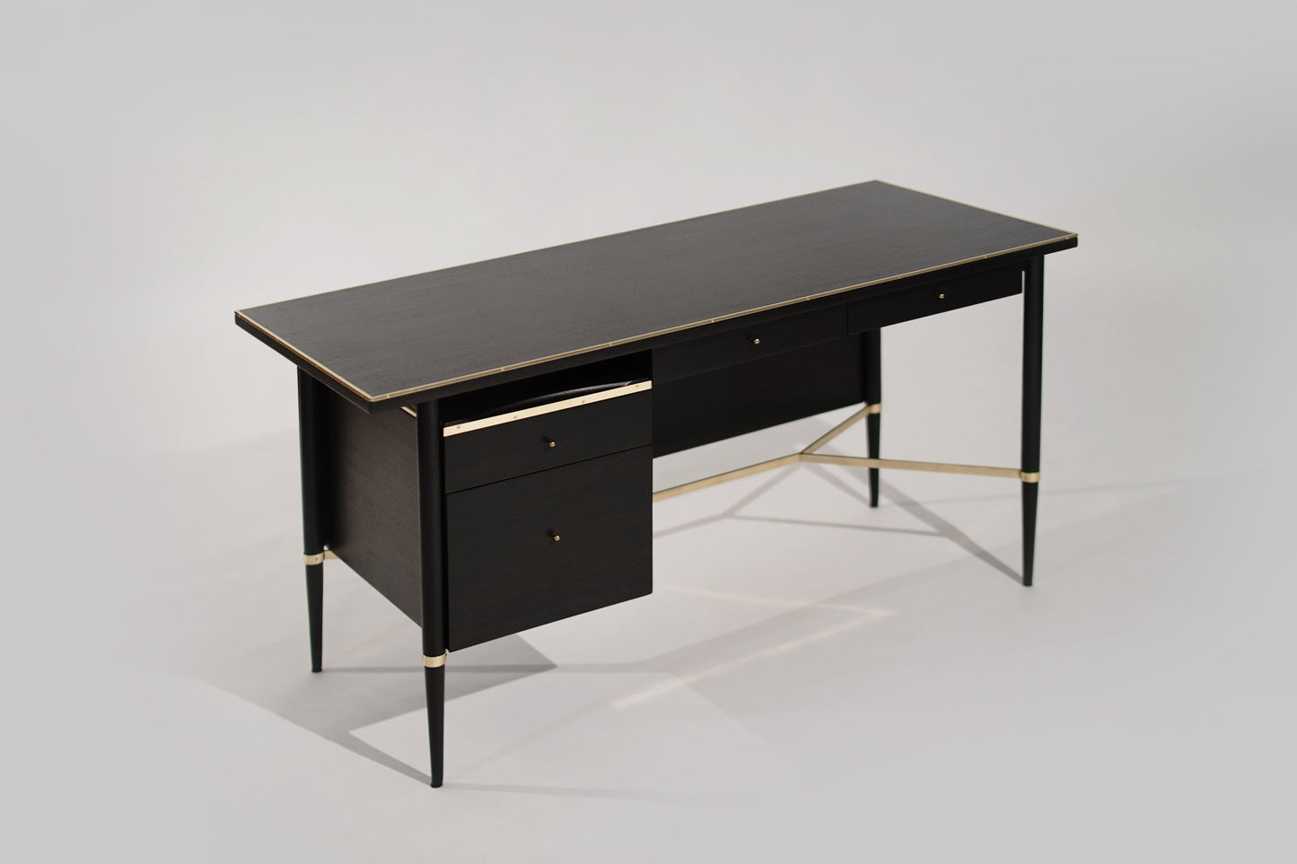Ebonized Mahogany Desk by Paul McCobb, Connoisseur Collection, C. 1950s