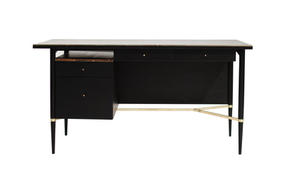 Ebonized Mahogany Desk by Paul McCobb, Connoisseur Collection, C. 1950s