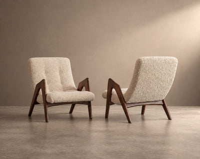 Scoop Lounge Chairs by Adrian Pearsall, Model CW 705, C. 1950s