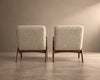 Scoop Lounge Chairs by Adrian Pearsall, Model CW 705, C. 1950s